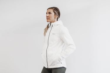 Nobull Softshell Women's Jackets White | Australia (QF3750)